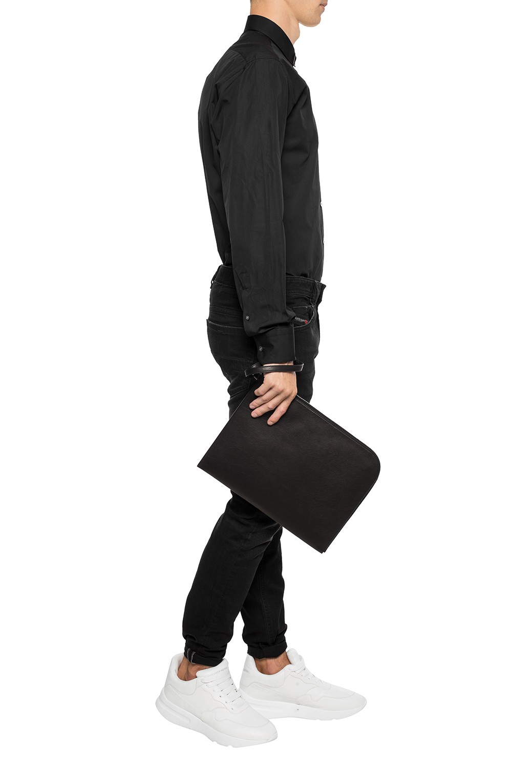 Rick Owens Clutch bag with embossed logo | Men's Bags | Vitkac